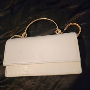 White & Gold Clutch